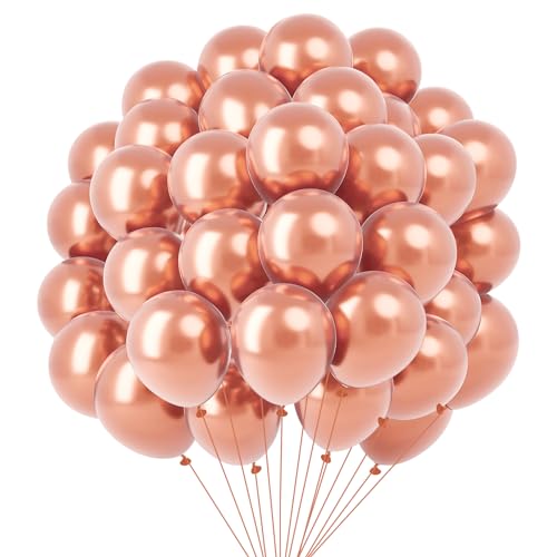 Luftballons Rosegold 100 Stück Luftballons Rosa Hochzeit Luftballon Metallic Ballons Geburtstag Dekoration Bunte Luftballons Geburtstag Mädchen Pinke Luftballons Geburtstag Ballon Dame von Twidels