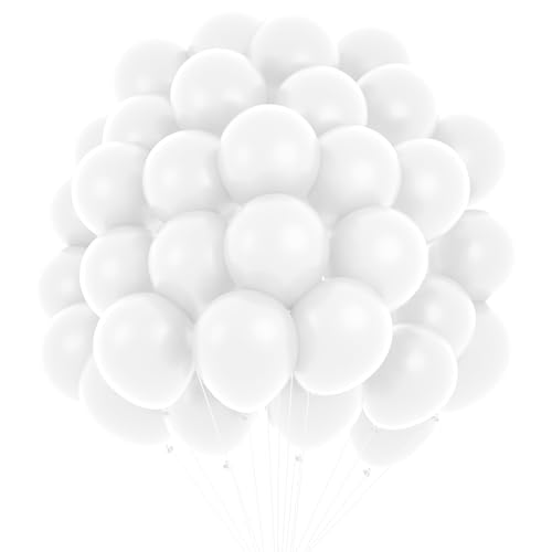 Luftballons Weiß Weiße Luftballons Weisse Luftballon 100 Stück Luftballons Hochzeit Weiße Ballons Weiße Deko Ballons Weiss Luftballon Girlande Weiß Ballon Girlande Weiße Ballons von Twidels