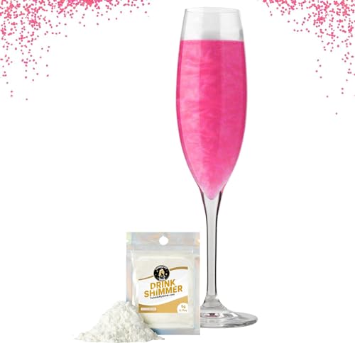 Twinkle my Drink® Essbarer Glitzer, farbwechselnd, Rosa von Twinkle my Drink