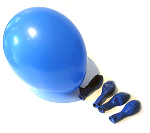 Twist4 Luftballons - Made in EU - Premiumqualität - 100% Naturlatex - Dekorationen für Geburtstage, Babyparties, Hochzeiten und Taufen (blau, 50 Stück) von Twist4