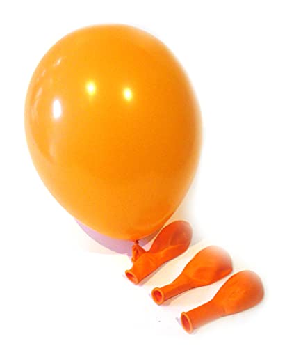Twist4 Luftballons - Made in EU - Premiumqualität - 100% Naturlatex - Dekorationen für Geburtstage, Babyparties, Hochzeiten und Taufen (orange, 25 Stück) von Twist4