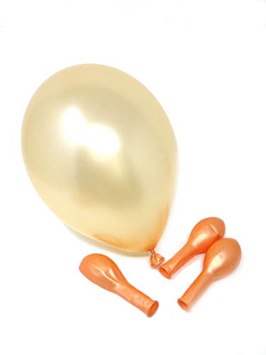 Twist4 Luftballons - Made in EU - Premiumqualität - 100% Naturlatex - Dekorationen für Geburtstage, Babyparties, Hochzeiten und Taufen (peach, 25 Stück) von Twist4