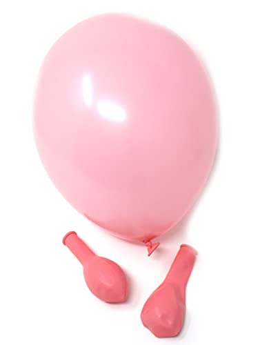 Twist4 Luftballons - Made in EU - Premiumqualität - 100% Naturlatex - Dekorationen für Geburtstage, Babyparties, Hochzeiten und Taufen (rosa, 100 Stück) von Twist4