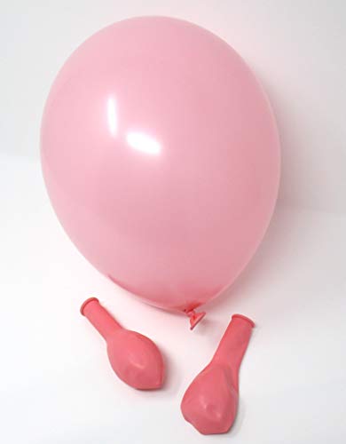 Twist4 Luftballons - Made in EU - Premiumqualität - 100% Naturlatex - Dekorationen für Geburtstage, Babyparties, Hochzeiten und Taufen (rosa, 25 Stück) von Twist4