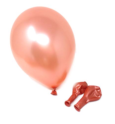 Twist4 Luftballons - Made in EU - Premiumqualität - 100% Naturlatex - Dekorationen für Geburtstage, Babyparties, Hochzeiten und Taufen (rose gold, 50 Stück) von Twist4