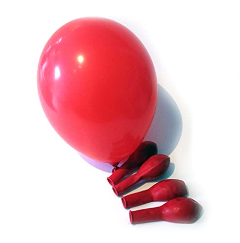 Twist4 Luftballons - Made in EU - Premiumqualität - 100% Naturlatex - Dekorationen für Geburtstage, Babyparties, Hochzeiten und Taufen (rot, 50 Stück) von Twist4