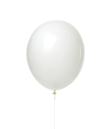 Twist4 Luftballons - Made in EU - Premiumqualität - 100% Naturlatex - Dekorationen für Geburtstage, Babyparties, Hochzeiten und Taufen (weiß, 25 Stück) von Twist4