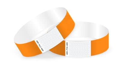 Tyvek EInlassbänder bedruckt 1C (orange, 250 Stück) von Twist4