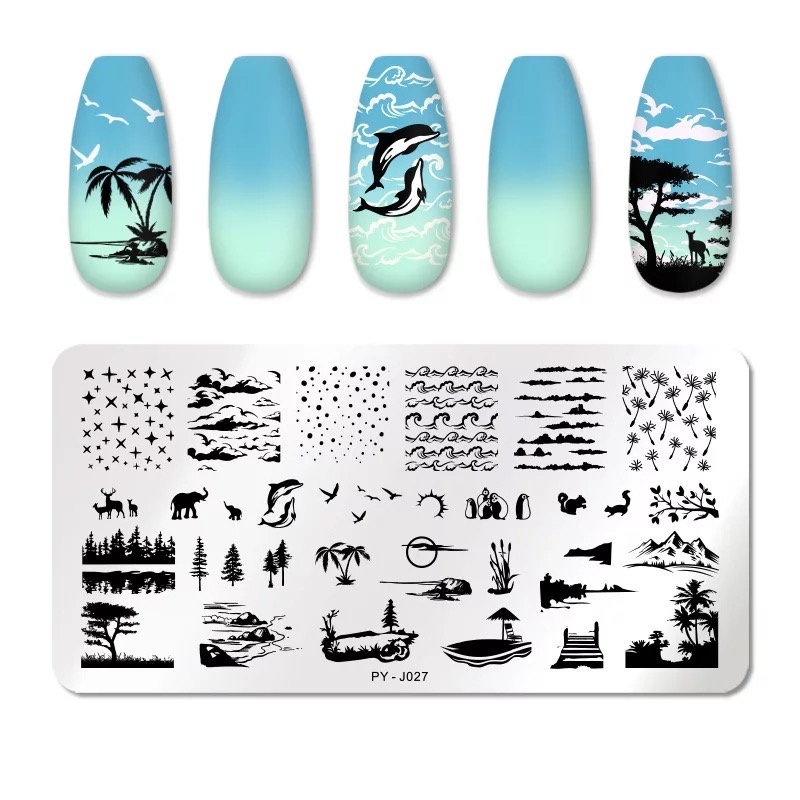 Wale Art Stamping Platte Nagel Stempel Für Diy Maniküre Nail Werkzeug Plate von TwistedRealityCrafts