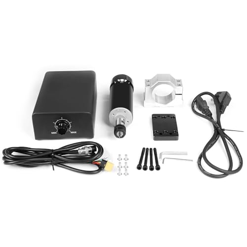 Twotees 500W CNC Spindelmotor Kit, 11000 U/min luftgekühlter Bldc Motor mit integriertem Steuerkasten Geschwindigkeitseinstellungsknopf, für DIY Gravur, CNC Gravur, CNC Bohren, TTC 450 Pro, TTC 450 Twotees 500W CNC Spindelmotor Kit, 11000 U/min luftgekühlter Bldc Motor mit integriertem Steuerkasten Geschwindigkeitseinstellungsknopf, für DIY Gravur, CNC Gravur, CNC Bohren, TTC 450 Pro, TTC 450 von Twotrees