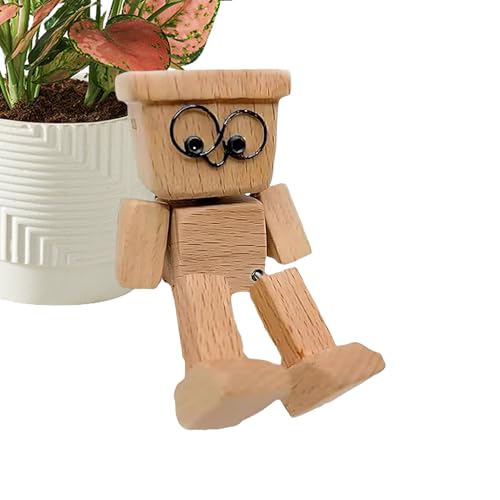TyCylKu Holz Schüttelmann 8x4cm Shaking Wooden Man Figur | Auto Wackelfiguren, Holzfigur Shaking Motion, Charmante Kleine Holzfigur Für SUV Limousine Wohnmobils Wohnheim Hotel Wohnzimmer Schlafzimmer TyCylKu Holz Schüttelmann 8x4cm Shaking Wooden Man Figur | Auto Wackelfiguren, Holzfigur Shaking Motion, Charmante Kleine Holzfigur Für SUV Limousine Wohnmobils Wohnheim Hotel Wohnzimmer Schlafzimmer von TyCylKu