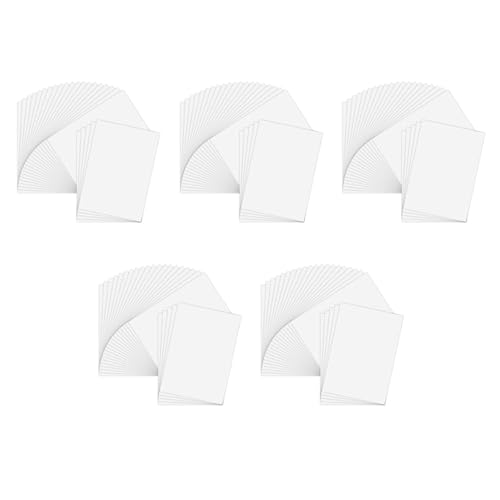 Tyatocepy 125 Blatt selbstklebendes Vinyl, bedruckbar, selbstklebend, Druckpapier, weiß, matt, wasserdicht, für Tintenstrahldrucker von Tyatocepy