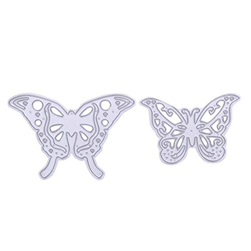 Tyatocepy Stanzform für Bastelalbum-Karten (2 Stück Schmetterling) von Tyatocepy