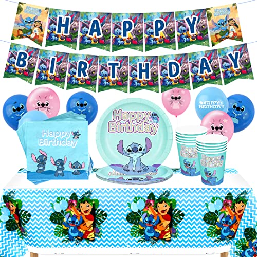 Partygeschirr Set,Junge Geburtstagsdeko Kit,51PCS Geschirr Tischdekoration,Blau Luftballons,Gehören Teller,Latexballon,Tasse,Tischdecke,Servietten und Pull Flag für Birthday Party Jubiläum Partygeschirr Set,Junge Geburtstagsdeko Kit,51PCS Geschirr Tischdekoration,Blau Luftballons,Gehören Teller,Latexballon,Tasse,Tischdecke,Servietten und Pull Flag für Birthday Party Jubiläum von Tydeus