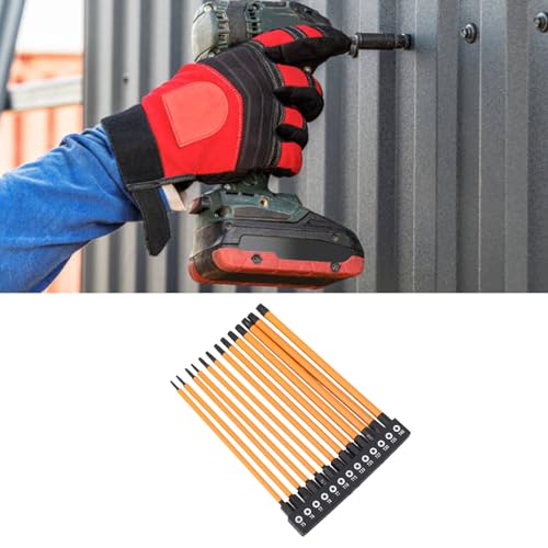 150 mm 1/4in -Hex -Schaftschraubendreher Bit Set, S2 Legierungstahl T5 T6 T7 T8 T9 T10 T15 T20 T25 T27 T30 T35 T40 Magnetischer Treiber Bit Set Set von Tyenaza