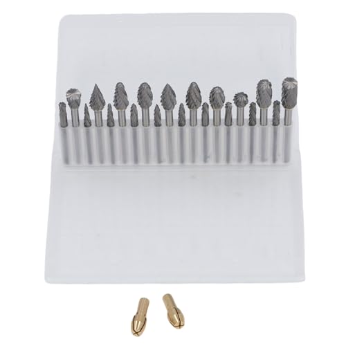 20 PCs doppelt geschnittene Burr -Bits Hartes Wolfram -Carbid -Burr für Holzbearbeitung, Bohren, Schnitzen, Gravieren und Polieren 20 PCs doppelt geschnittene Burr -Bits Hartes Wolfram -Carbid -Burr für Holzbearbeitung, Bohren, Schnitzen, Gravieren und Polieren von Tyenaza