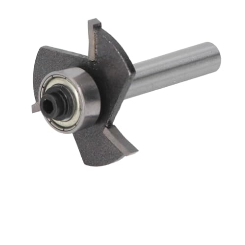 3 Flute 1/4in T Shape CNC Spoilboard Surfacing Router Bits, Bottom Cleaning Router Bit Wood Milling Cutter Planing Tool for Woodworking Tool 3 Flute 1/4in T Shape CNC Spoilboard Surfacing Router Bits, Bottom Cleaning Router Bit Wood Milling Cutter Planing Tool for Woodworking Tool von Tyenaza