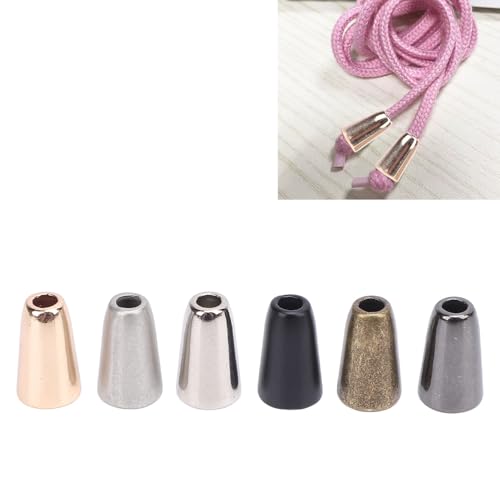 6Pcs Metal Bell Stoppers, Decorative Conical Rope End Locks Cord Fastener for Sportswear Hat Pants Backpack Lanyard 6Pcs Metal Bell Stoppers, Decorative Conical Rope End Locks Cord Fastener for Sportswear Hat Pants Backpack Lanyard von Tyenaza