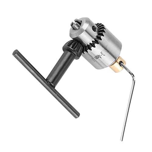 Bohrfutter, Micro 0,3-4 mm Bohrer Set Taper Drill Mini Taper Drill Mounted Drill mit Spannschlüssel für Drehmaschine Elektrobohrmaschine von Tyenaza