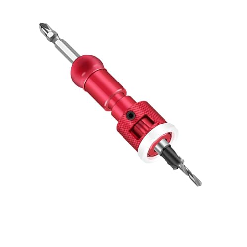 Countersink Drill Bit, 2.8x10mm Carbide Tipped Counter Sink Drill Bit Limit Countersink Drill Aluminium Alloy with Adjustable Depth Stop for Woodworking Carpentry Countersink Drill Bit, 2.8x10mm Carbide Tipped Counter Sink Drill Bit Limit Countersink Drill Aluminium Alloy with Adjustable Depth Stop for Woodworking Carpentry von Tyenaza