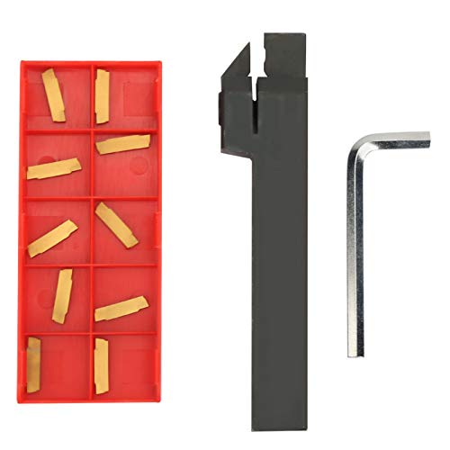 Tyenaza 100mm CNC Drehmaschine Werkzeughalter Einsatz Bohrstange + 10PCS MGMN200-G Einsätze + Schraubenschlüssel von Tyenaza