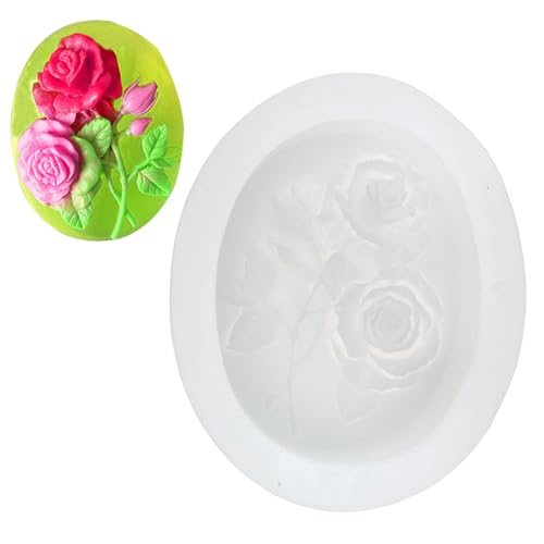 Rosenblume Silikonform, DIY Seifenform Kaugummi Paste Süßigkeiten Schokolade Fondant Form handgefertigt Cupcake Cake Topper Dekoration Rosenblume Silikonform, DIY Seifenform Kaugummi Paste Süßigkeiten Schokolade Fondant Form handgefertigt Cupcake Cake Topper Dekoration von Tyenaza