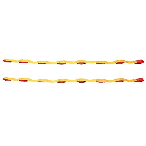 Team Game, 3/5/8 Personen Teamwork Playings Outdoor Game Walker Tie Strap Legged Race Band(8#) von Tyenaza