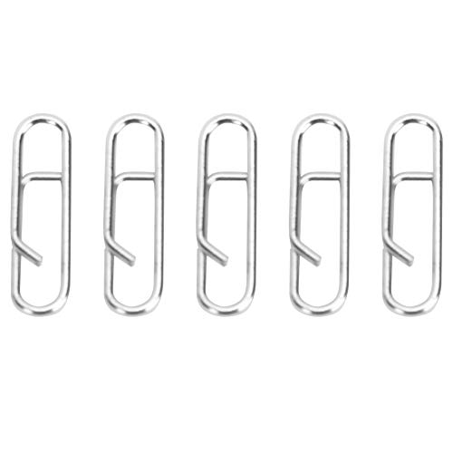 Tyenaza 100pcs Sicherheitsstift, Edelstahl Ovaler Stift leistungsstarke Schnellverbindungs ​​-Clip -Fischerei -Tackle -Verriegelungszubehör (S for Size 35-41) von Tyenaza