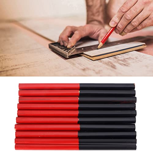 Tyenaza 10pcs Carpenters Bleistifte, rot blau 2 - Hex 2 -Fead DIY Holzbearbeitung Mark Stifthandwerkzeuge für Präzisionsarbeit Tyenaza 10pcs Carpenters Bleistifte, rot blau 2 - Hex 2 -Fead DIY Holzbearbeitung Mark Stifthandwerkzeuge für Präzisionsarbeit von Tyenaza