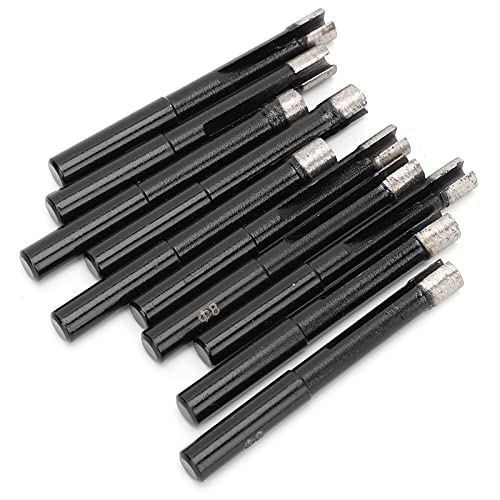 Tyenaza 10pcs Diamond Drill Bit Keramik Fliesen Marmor Granit Kernloch Sägeöffner Cutter Hardware 8mm Tyenaza 10pcs Diamond Drill Bit Keramik Fliesen Marmor Granit Kernloch Sägeöffner Cutter Hardware 8mm von Tyenaza