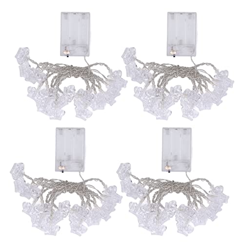 Tyenaza 4er-Pack Lichterketten, batteriebetrieben, 6 in 80 LED-Weihnachtslichter, Kronen-Lichterketten, Hochzeiten, Weihnachtsdekorationen für Schlafzimmer, Garten Tyenaza 4er-Pack Lichterketten, batteriebetrieben, 6 in 80 LED-Weihnachtslichter, Kronen-Lichterketten, Hochzeiten, Weihnachtsdekorationen für Schlafzimmer, Garten von Tyenaza