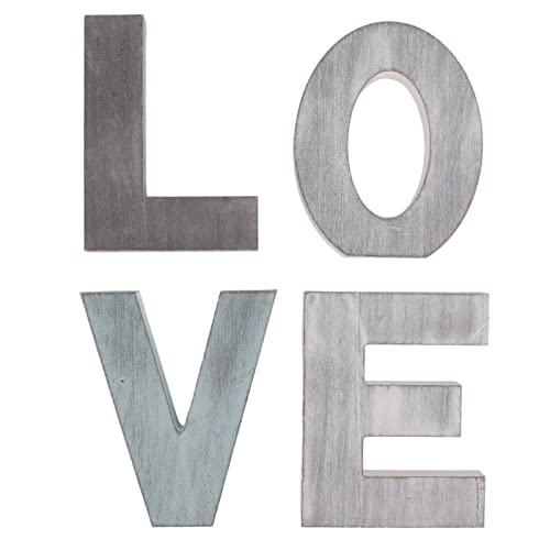 Tyenaza Holz-Buchstabenschild, Holz-Liebesschild im Used-Look, Retro, exquisites stehendes, mehrfarbiges Design, Buchstaben „Love“, Dekoration, Ornament für Regal, Tisch, Tyenaza Holz-Buchstabenschild, Holz-Liebesschild im Used-Look, Retro, exquisites stehendes, mehrfarbiges Design, Buchstaben „Love“, Dekoration, Ornament für Regal, Tisch, von Tyenaza