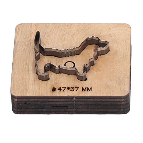 Tyenaza Leder-Stanzschablone, Hundeform, Stanzform, Stanzform, Bastelwerkzeug, 47 x 37 mm, für Papier, Gummi, Lederprodukte Tyenaza Leder-Stanzschablone, Hundeform, Stanzform, Stanzform, Bastelwerkzeug, 47 x 37 mm, für Papier, Gummi, Lederprodukte von Tyenaza