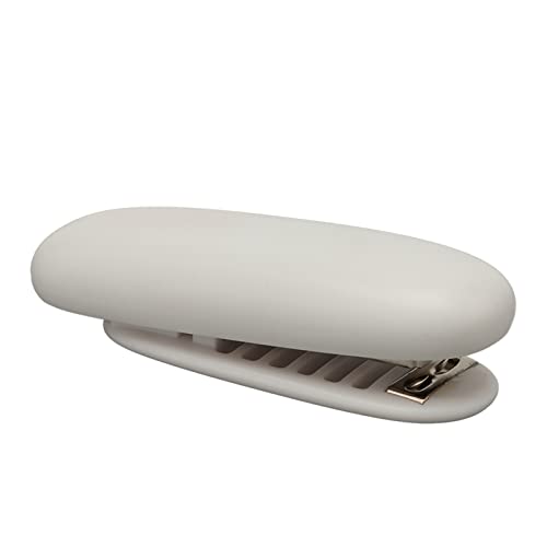 Tyenaza Mini-Heftgerät, Hebelstruktur, arbeitssparend, faltbar, tragbar, für Büro, Schule und Zuhause, 8,6 cm x 2,9 cm x 2 cm (White) von Tyenaza