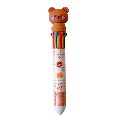 Tyenaza Multi Color Gel Pen, Schnell trockener Druckknopf Signature Niedlichen Kugelschreiber für Studenten verwenden Büroversorgung von Tyenaza