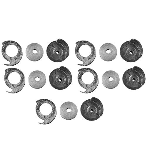 Tyenaza Spulenspule, Schuh-Ausbesserungs-Maschinen-Shuttle-Spulen, Spulen-Shuttle-Spulenhalter 5sets/Lot für Schuh-nähende Ausbesserungs-Reparatur-Maschinen-Teile von Tyenaza