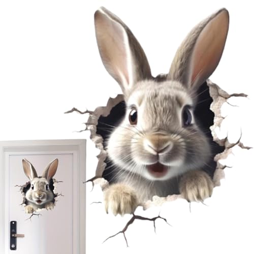 Tyinerc Kaninchen-Wandaufkleber, Kaninchen-Wandaufkleber- Wandkunst-Aufkleber für Kinderzimmer, Tier-,Niedlicher Cartoon-Hasen-Aufkleber, Kinderspielzimmer- für Schlafzimmer, Fenster Tyinerc Kaninchen-Wandaufkleber, Kaninchen-Wandaufkleber- Wandkunst-Aufkleber für Kinderzimmer, Tier-,Niedlicher Cartoon-Hasen-Aufkleber, Kinderspielzimmer- für Schlafzimmer, Fenster von Tyinerc