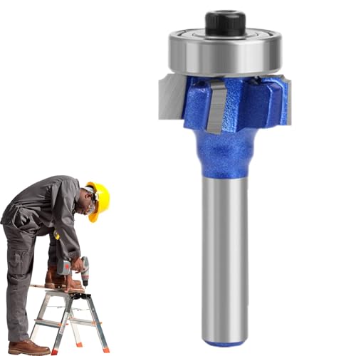 Tyinerc Kantenfräser-Bit, Router-Bit, Kantenformung, Werkzeug für die Holzbearbeitung, professionelle 4-Zahn-Winkelrundbohrer aus Karbid, für Holz, abgerundeter Winkel Tyinerc Kantenfräser-Bit, Router-Bit, Kantenformung, Werkzeug für die Holzbearbeitung, professionelle 4-Zahn-Winkelrundbohrer aus Karbid, für Holz, abgerundeter Winkel von Tyinerc
