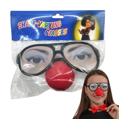 Tyinerc 【Lustige Augenbrille,Scherz-Kostüm-Brille – Verkleidungsbrille für Männer und Frauen | Lustiges und cooles Partyzubehör für Familienfeiern, Cosplay-Partys, von Tyinerc