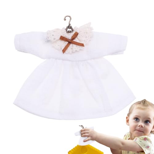Tyinerc Miniatur-Kleidung für Puppen – Kleid für Puppenhaus, Miniatur-Outfit für Plüschtiere, Kleidung für und Mädchen von Tyinerc