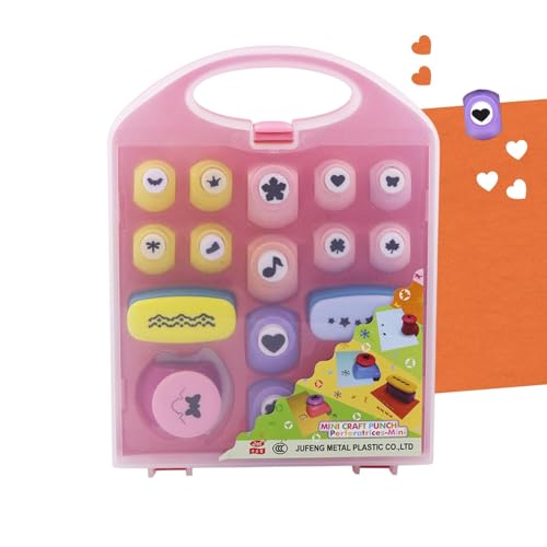 Tyinerc Papierstanzer, Stanzer für | Stanz-Set für Papier, Prägemaschine für Papier, leichtes Scrapbooking-Stanzen, für pädagogisches Handwerk von Tyinerc