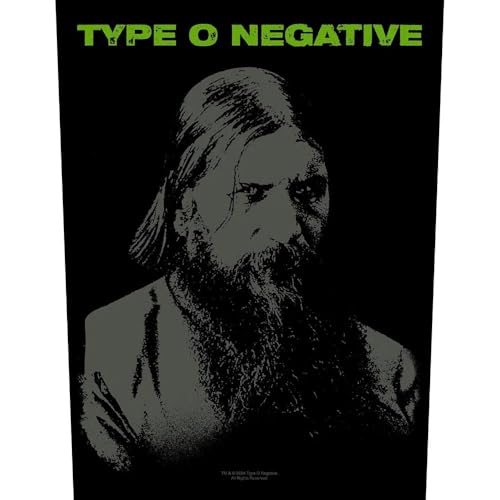 Type O Negative Dead Again Aufnäher (36 x 30 x 27 cm) (Schwarz/Grün), schwarz / grün, 36cm x 30cm x 27cm von Type O Negative