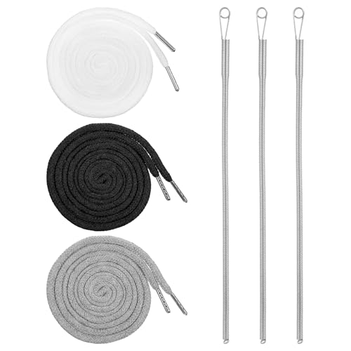 Tyqour 3 Stück Kordel für Jogginghose Hoodie 140CM Jogginghose Band für Hoodie Kordelband Hosen Kordel Hosenbund Kordelzug mit Durchziehnadel Ersatz Hosenband Hoodieband Tyqour 3 Stück Kordel für Jogginghose Hoodie 140CM Jogginghose Band für Hoodie Kordelband Hosen Kordel Hosenbund Kordelzug mit Durchziehnadel Ersatz Hosenband Hoodieband von Tyqour
