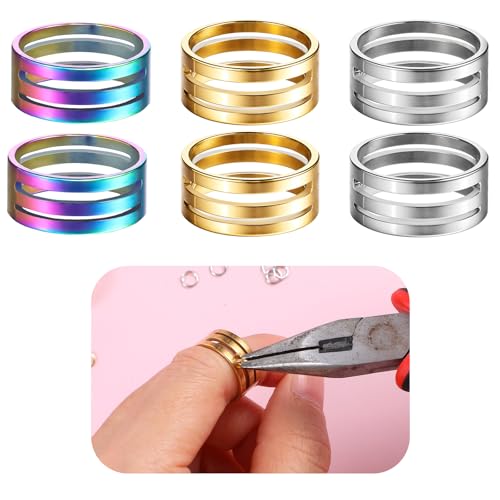 Tyqour 6 Stück Sprungring Offnungswerkzeuge Biegeringe Edelstahl Biegering Splitting Tools Fingerhut Nähen Biegering Edelstahl Biegeringe öffner für Schmuckherstellung und DIY Handwerk Projekte Tyqour 6 Stück Sprungring Offnungswerkzeuge Biegeringe Edelstahl Biegering Splitting Tools Fingerhut Nähen Biegering Edelstahl Biegeringe öffner für Schmuckherstellung und DIY Handwerk Projekte von Tyqour