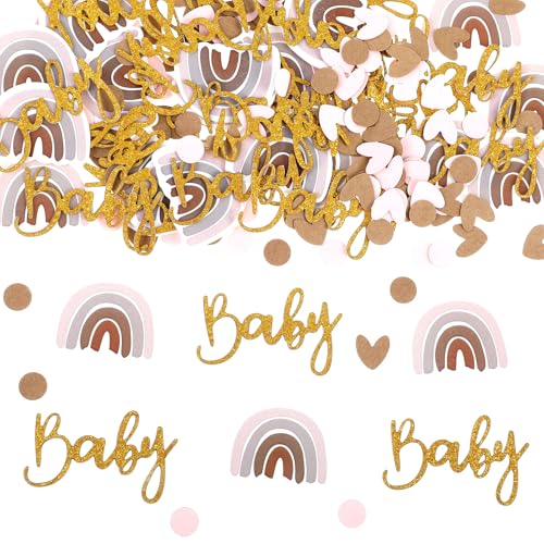 Tyqour Babyparty Deko Konfetti 100 Stück Regenbogen Babyparty Konfetti,Baby Shower Deko Konfetti Regenbogen Streudeko,Tischdeko für Baby Shower,Gender Reveal Party Deko,Tischdekoration für Babyparty Tyqour Babyparty Deko Konfetti 100 Stück Regenbogen Babyparty Konfetti,Baby Shower Deko Konfetti Regenbogen Streudeko,Tischdeko für Baby Shower,Gender Reveal Party Deko,Tischdekoration für Babyparty von Tyqour