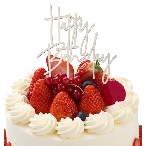 Tyqour Tortendeko Geburtstag Holz Cake Topper Happy Birthday aus Holz Kuchendeko Geburtstag Junge Mädchen Frauen Mann Kuchendekoration zum Geburtstags für Kinder und Erwachsene Größe 14x10cm Tyqour Tortendeko Geburtstag Holz Cake Topper Happy Birthday aus Holz Kuchendeko Geburtstag Junge Mädchen Frauen Mann Kuchendekoration zum Geburtstags für Kinder und Erwachsene Größe 14x10cm von Tyqour
