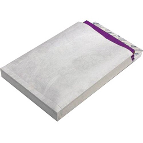 Tyvek Faltentaschen B4 (100 Stück) 353x250x40mm | Reißfeste, wasserabweisende Versandtaschen mit Klotzboden | Versandtasche haftklebend ohne Fenster | Umschläge mit 68 g/m² | Weiß von Tyvek