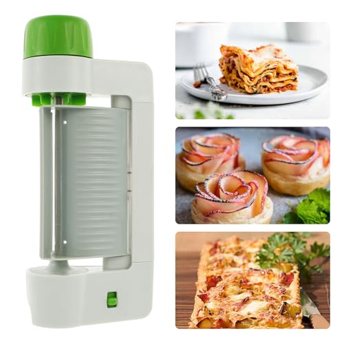 Veggie & Fruit Sheet Slicer, Fruit and Vegetable Cutter with Stainless Steel Blade Multifunctional Veggie Sheet Peeler, Handheld Kitchen Fruit Peeler, Veggie Sheet Slicer for Vegetable 22.4x10.7x5.6 von Tzdxfgl
