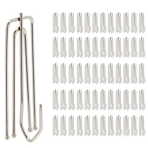 Vorhanghaken, 304 Edelstahl, 4 Zinken, Faltenhaken, 60 Stück. Vorhanghaken, 304 Edelstahl, 4 Zinken, Faltenhaken, 60 Stück. von U\\C