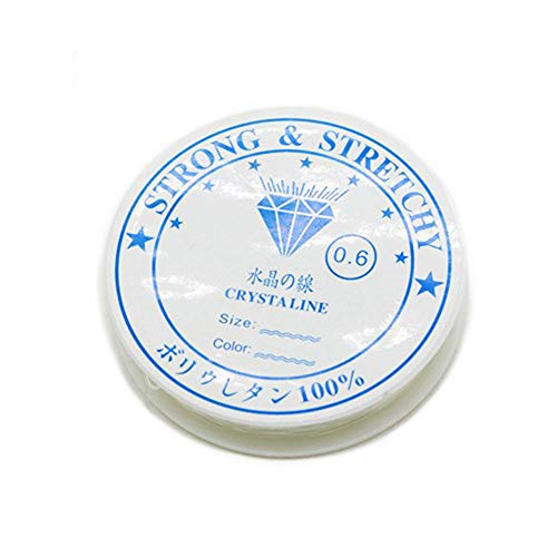 0,6 mm kristallklarer, starker, elastischer Faden, geeignet für die SchmuckherstellungSicherheit von U/K